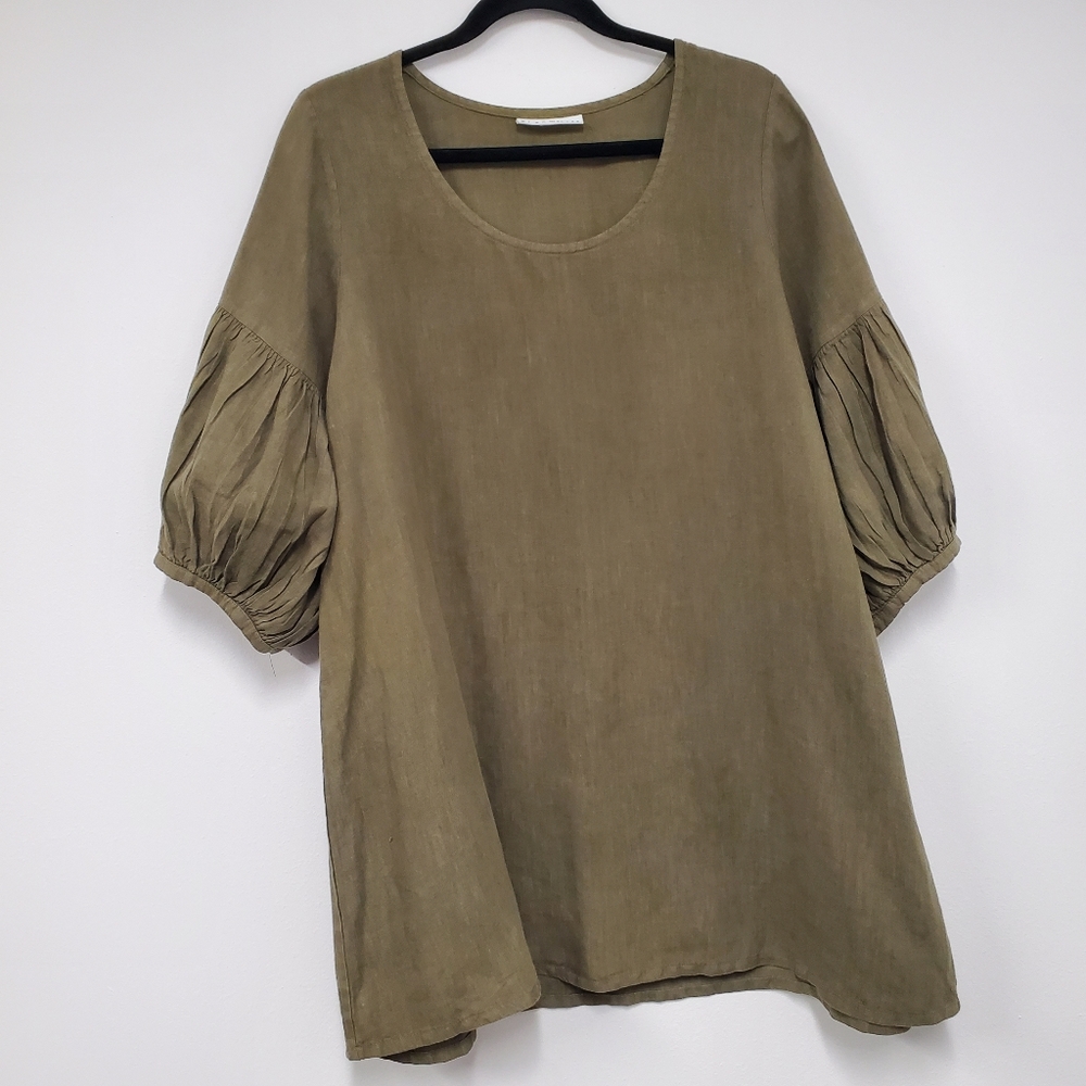 Olive Green Women's Top